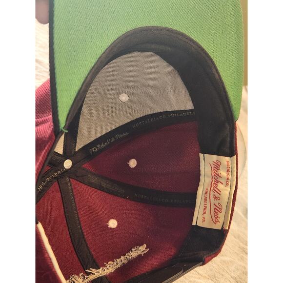 Mitchell & Ness Miami Heat Snapback Hat Cap Hardwood Classics - Picture 6 of 7